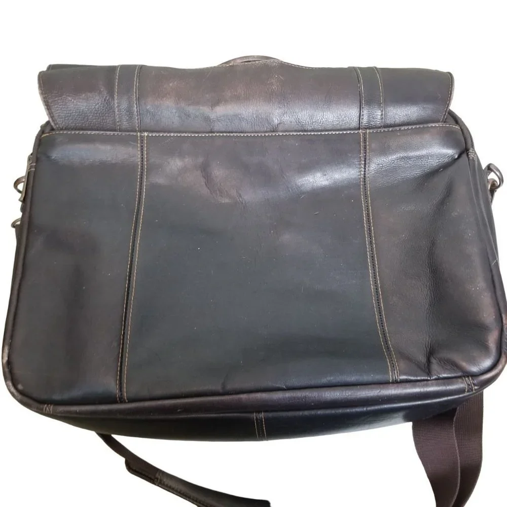 Kenneth Cole Reaction Mens Show Business - 4 Double Gusset Flapover Laptop Bag